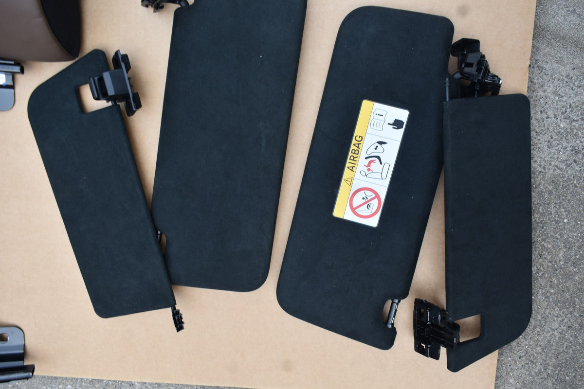Original Mercedes w223 S Klasse Sonnenblende Satz Alcantara 4 Teilig