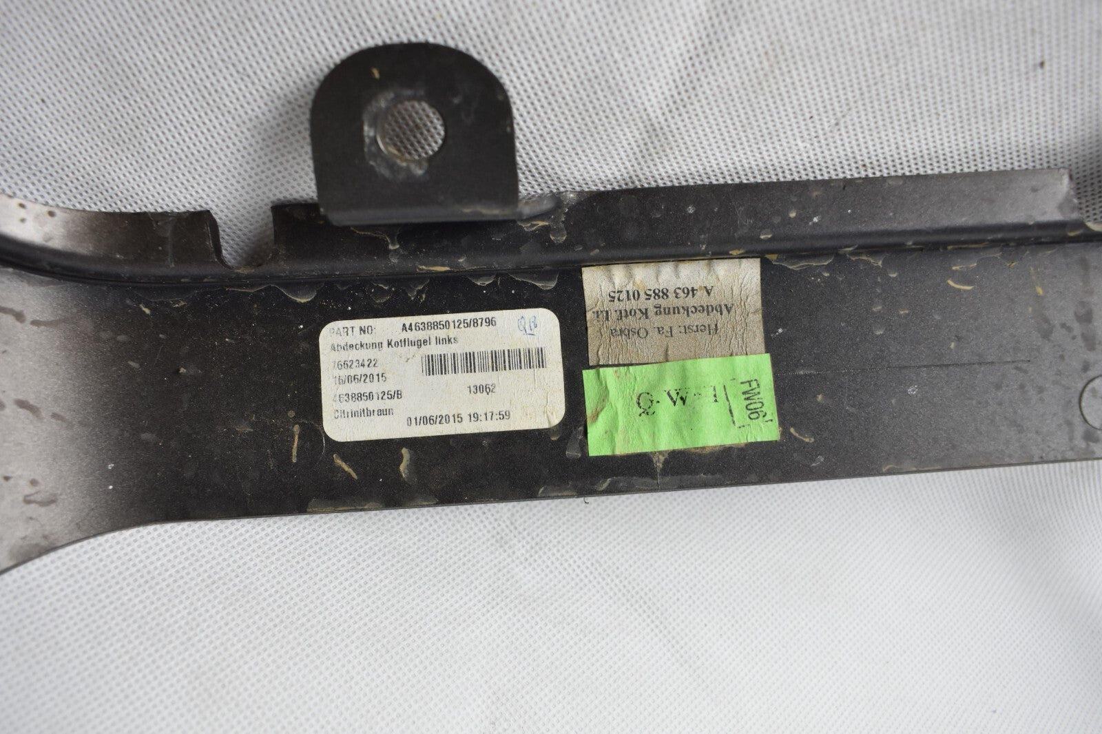 Original Mercedes G Klasse w463 Kotflügel Abdeckung links a4638850125