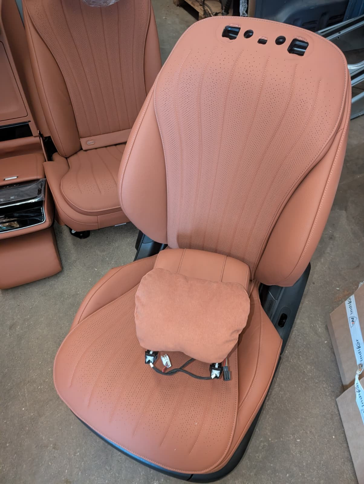Mercedes w223 S Klasse Sitze Ledersitz Einzelsitze innenausstattung