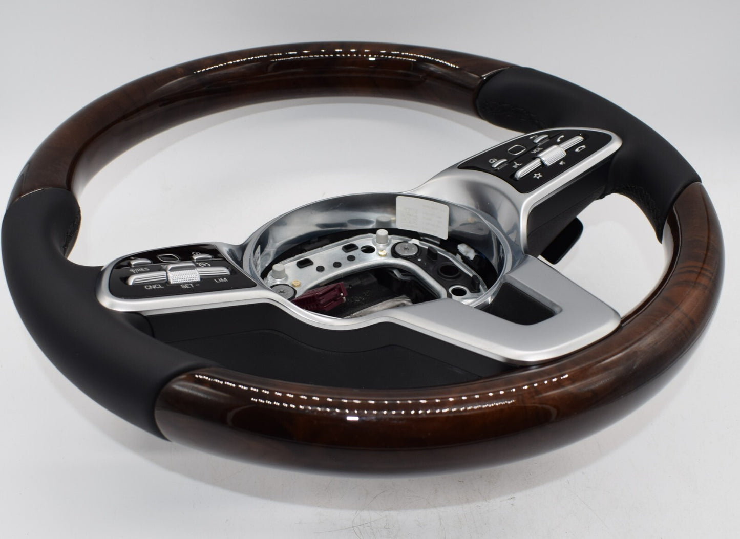 Original Mercedes Holzlenkrad Lenkrad w213 Leder E Klasse schwarz a0004607902