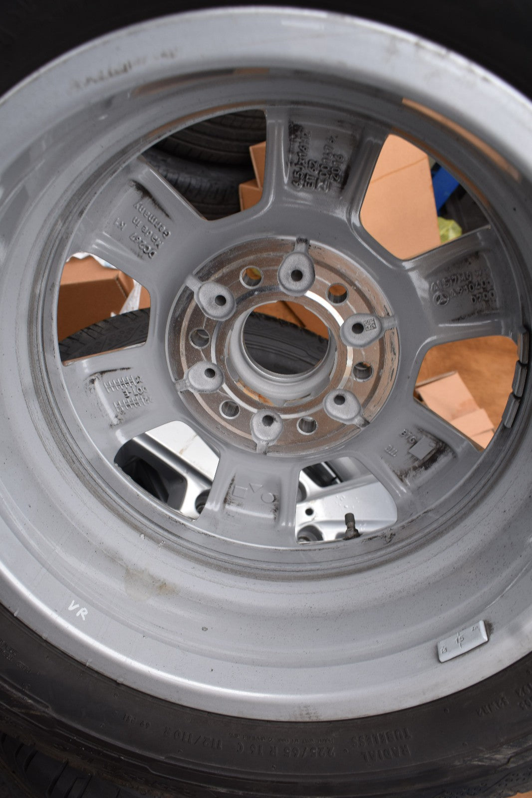 4x Original Mercedes w906 Sommerräder Felgen ALU Sommer 16 Zoll 225 75 16 C