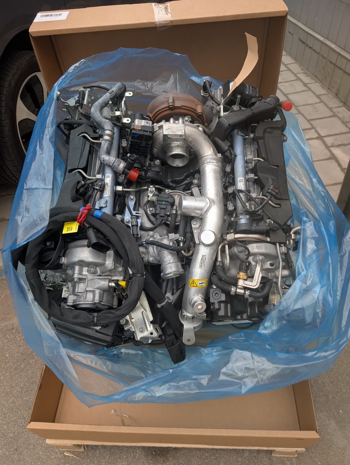 Mercedes Motor w166 GLE 2012 Motor OM642 642.826 A6420102108 3.0L wie neu