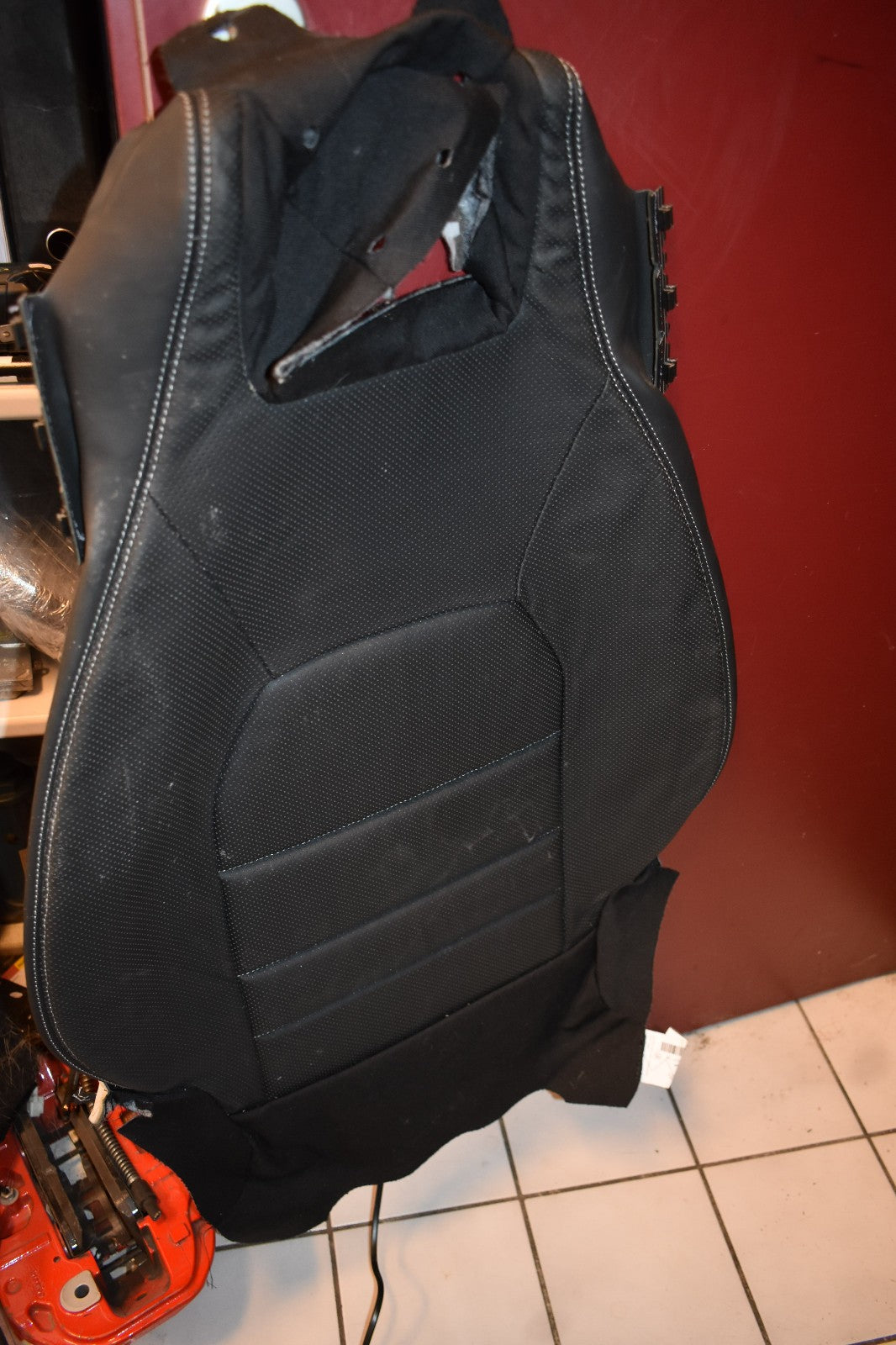 Original Mercedes  w207 E Coupe Sitzbezug mit schwarz Nappa Fahrersitz