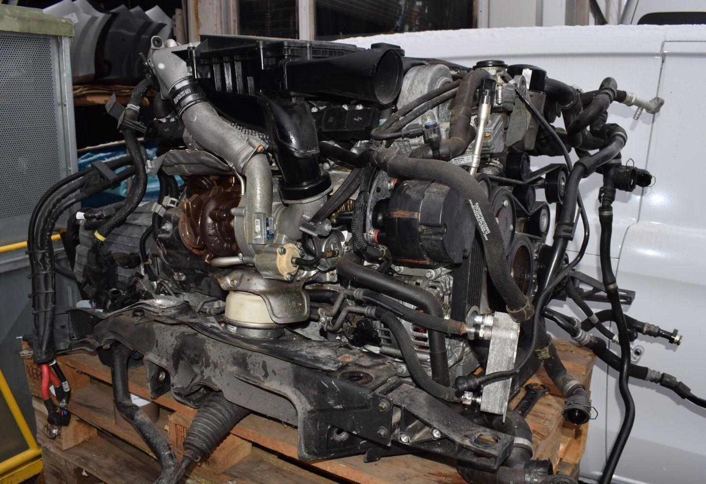 Mercedes w222 w217 S Klasse Motor V12 M277980 M277 A2770100000 2014