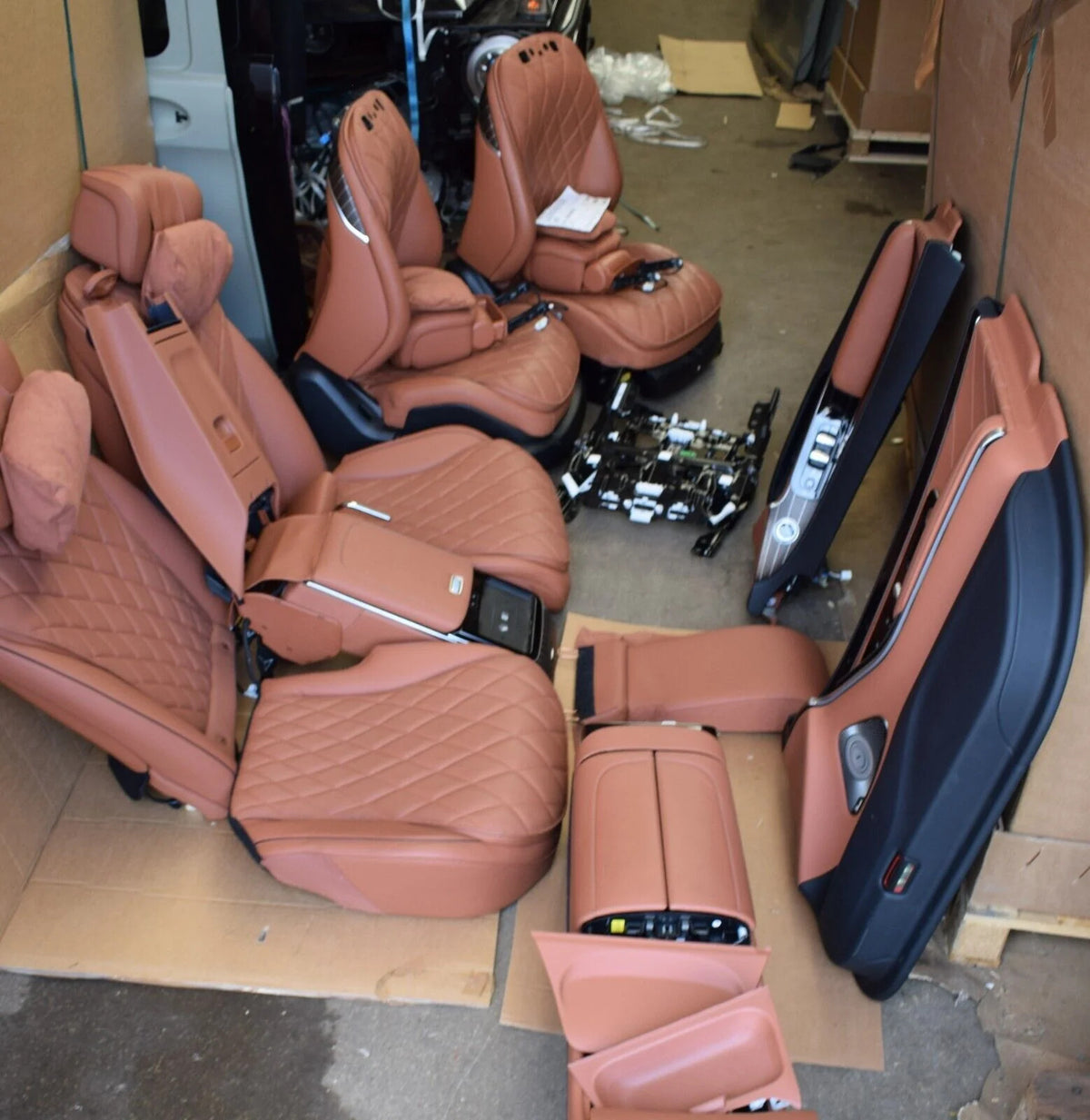 Mercedes w223 S Klasse Sitze Ledersitz Einzelsitze innenausstattung