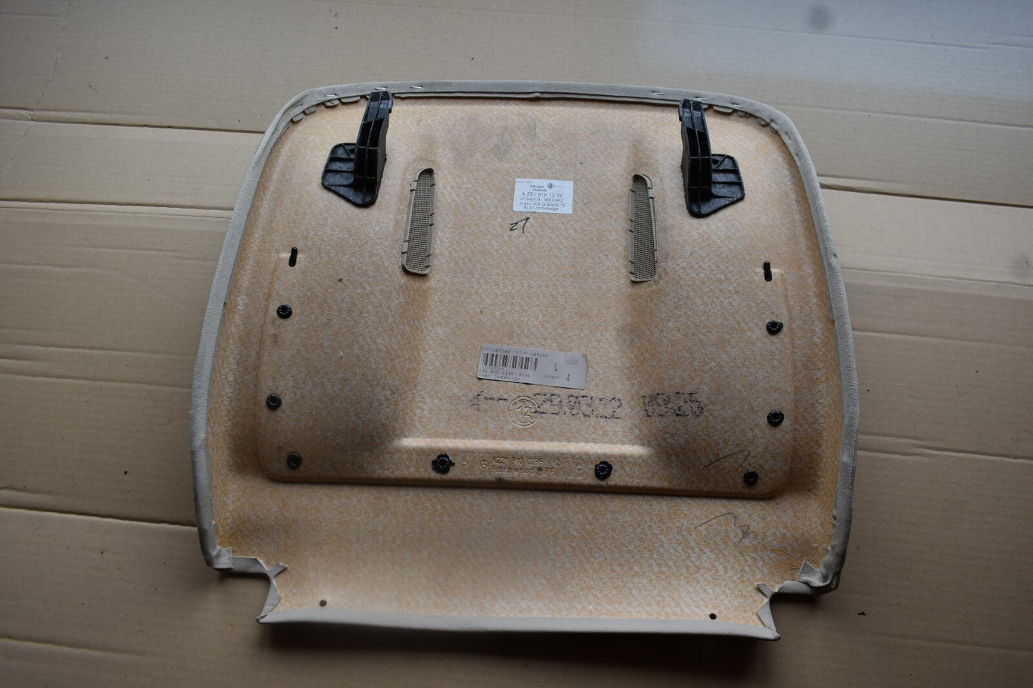 1x Original Mercedes w221 S Klasse Abdeckung Sitz hinten