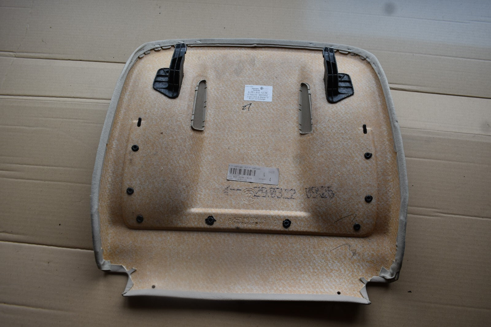 1x Original Mercedes w221 S Klasse Abdeckung Sitz hinten