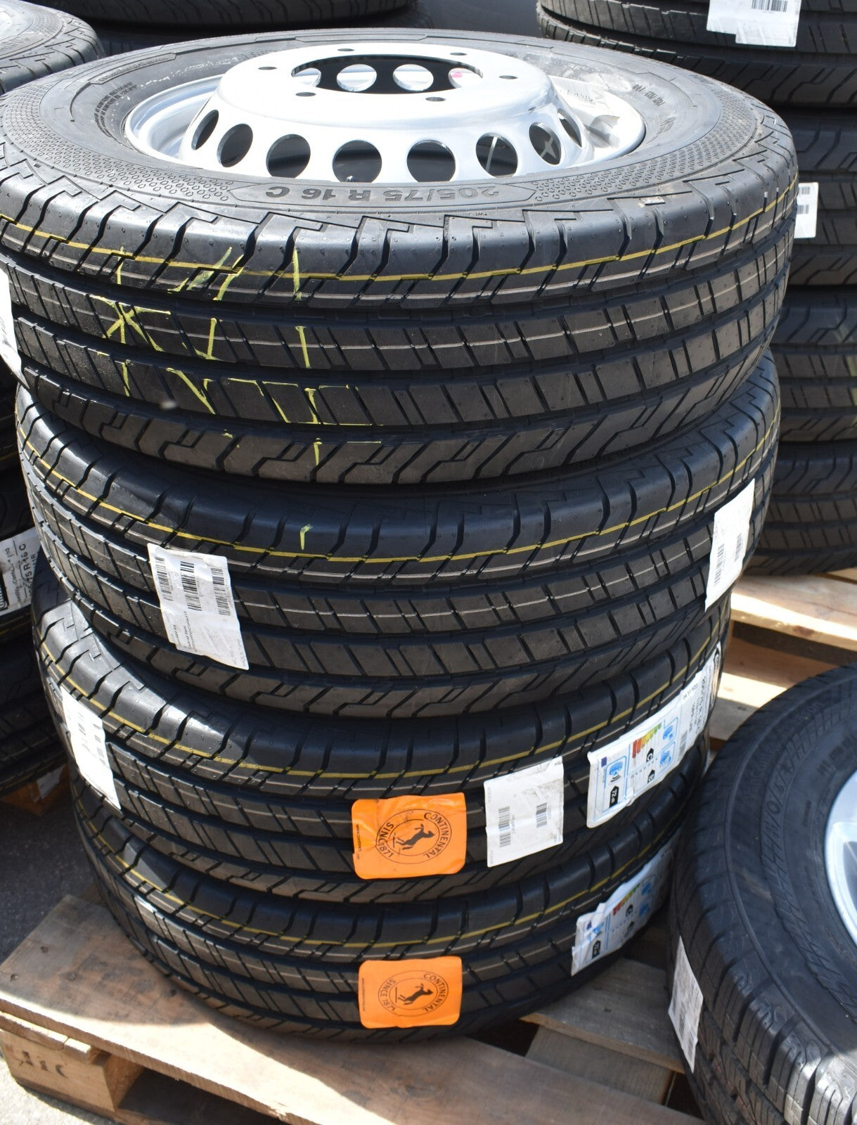 4x Original Mercedes w906 Sprinter Sommerräder 205 75 16 C a9064013800
