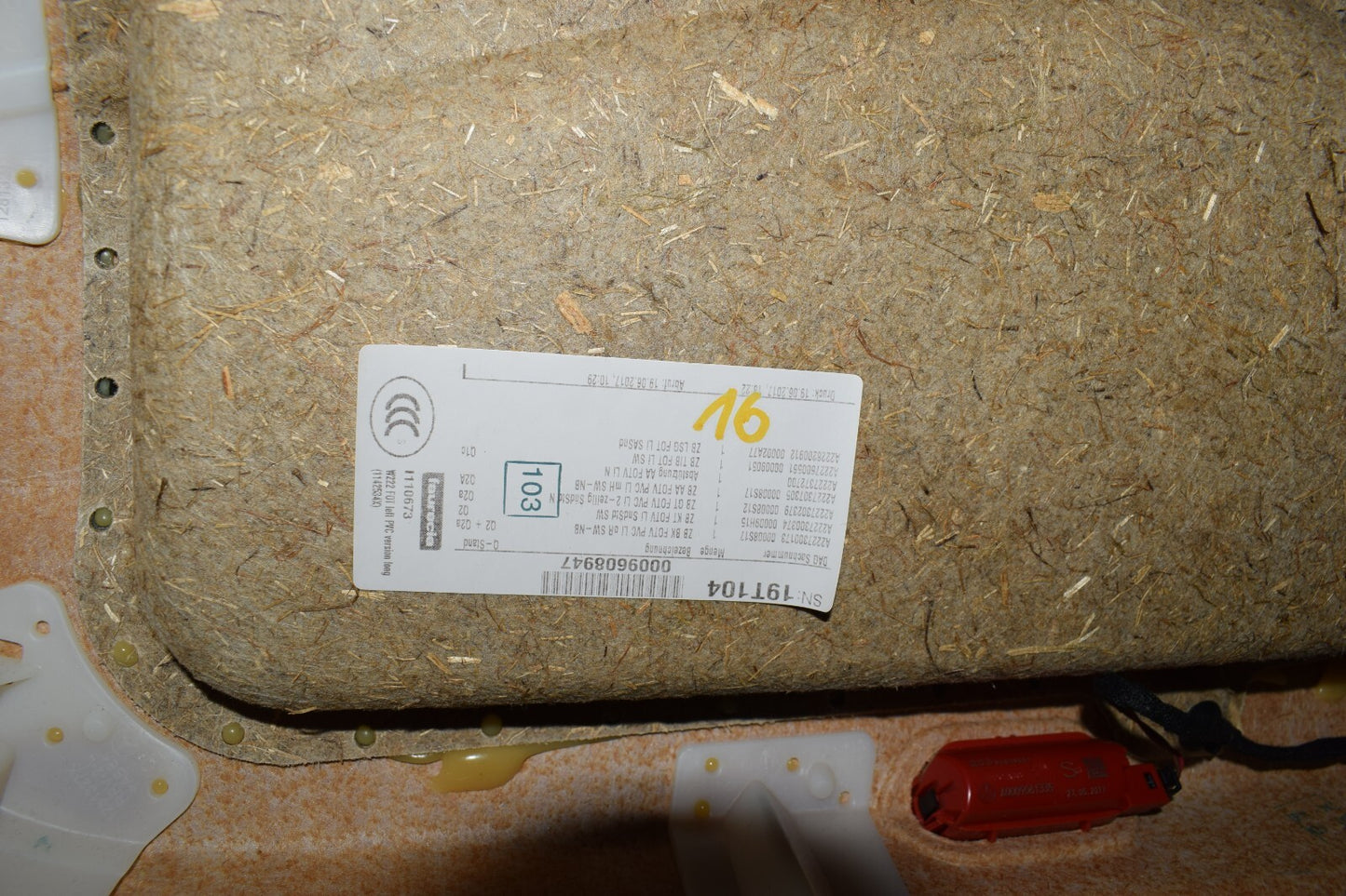 Original Mercedes S Klasse w222 Türverkleidung Türpappe hinten links