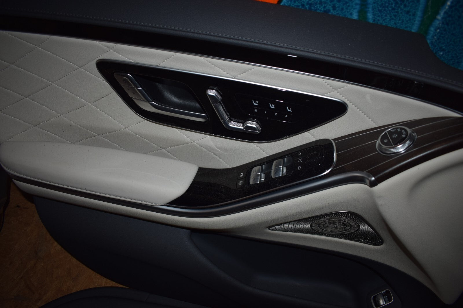 Mercedes w223 S Klasse Türverkleidung Türpappen Satz Schalter Sitzverstellung