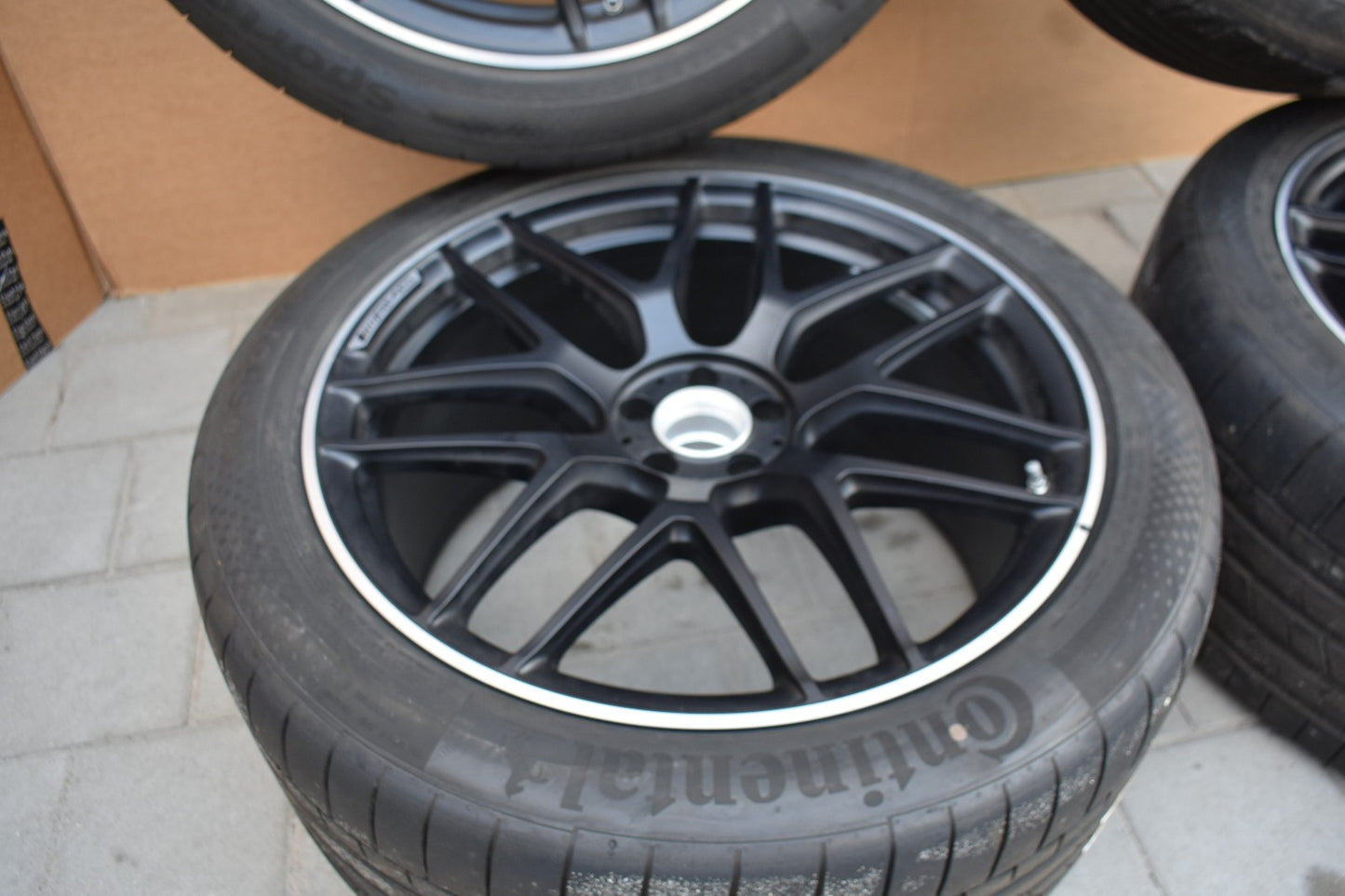 Original Mercedes w167 GLS X167 AMG Räder Sommer Kreuzspeichen schwarz Matt 22