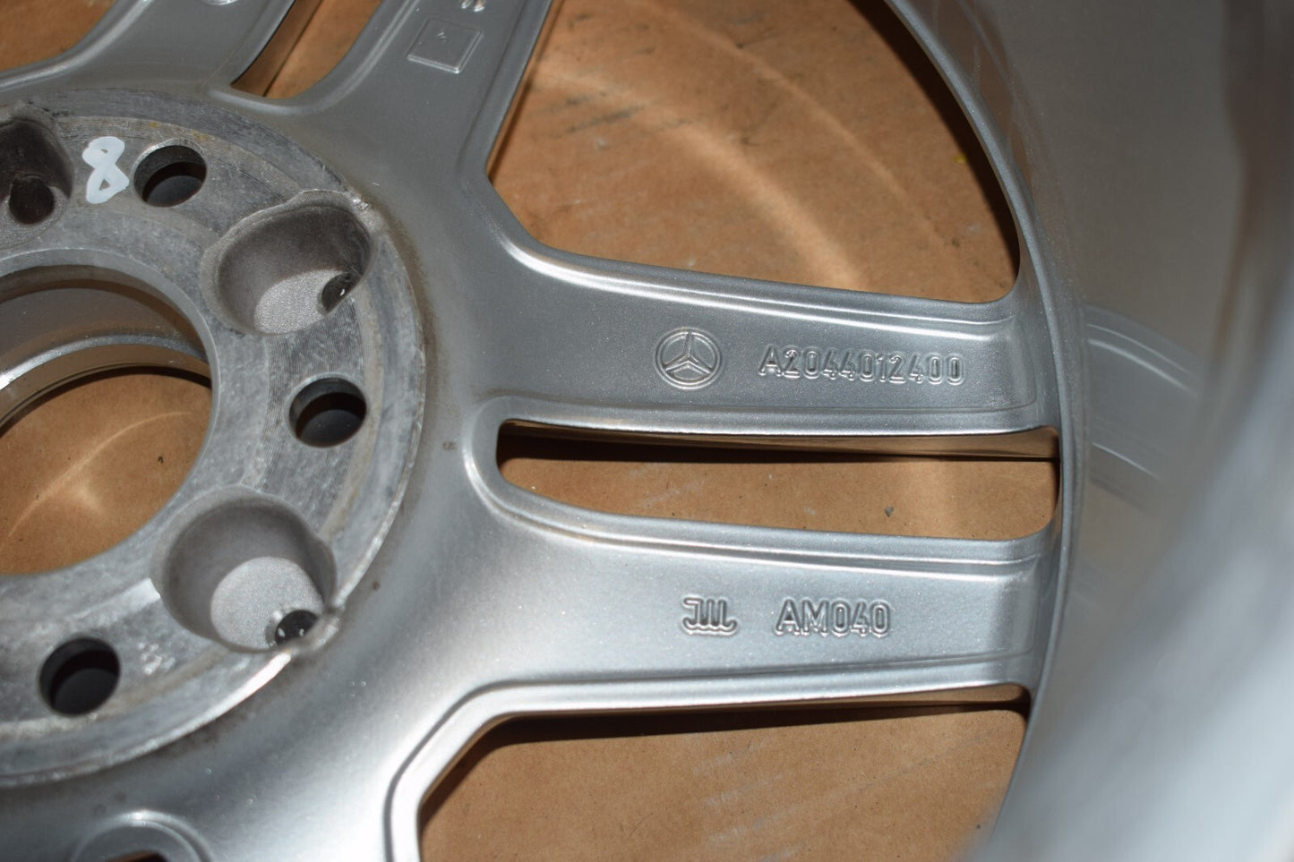 1x Original Mercedes w204 C Klasse Alufelge 17 Zoll a2044012400 8,5Jx17 Et58