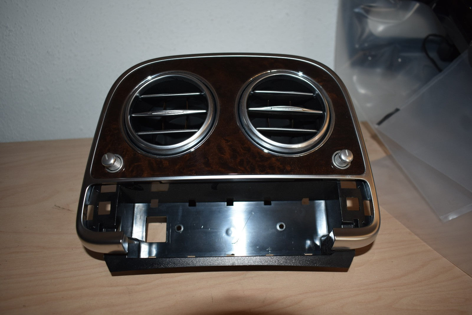 Original Mercedes w222 S Klasse Holz Abdeckung Mittelkonsole Wurzelnuss