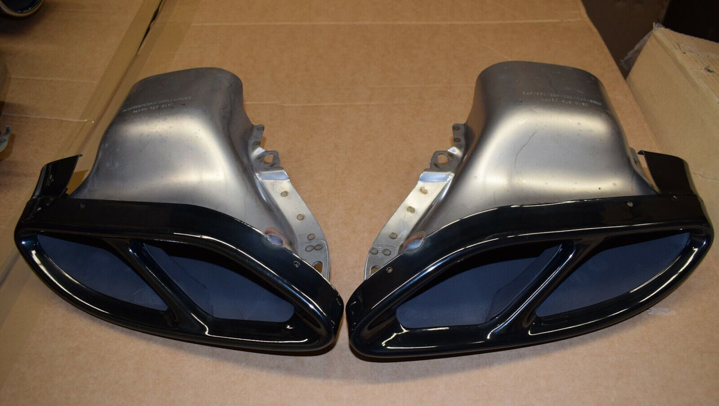 Original Mercedes GLC Auspuffblenden AMG Endrohrblende schwarz X253