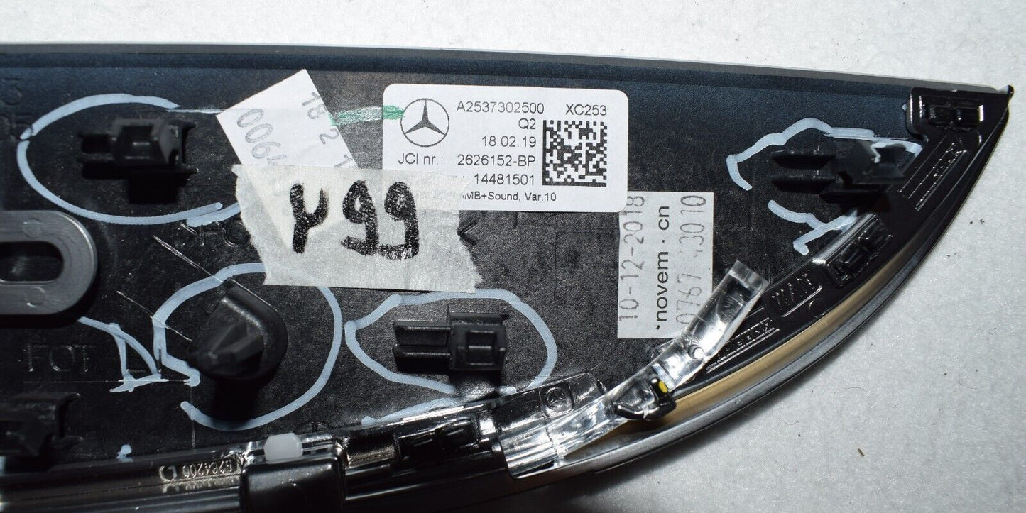 Original Mercedes GLC w253 Türleiste Zierleiste Chrom a2537302500 hinten links