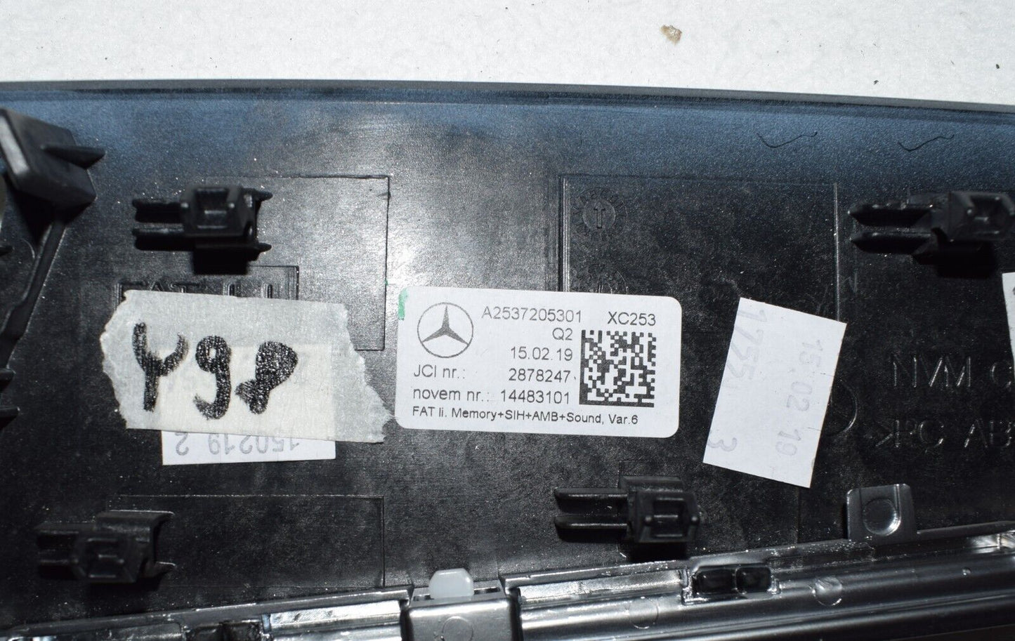 Original Mercedes GLC w253 Türleiste Zierleiste Chrom a2537205301 vorne links