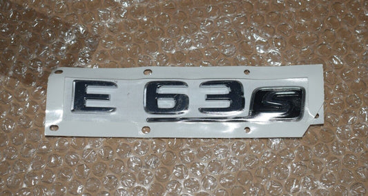 Original Mercedes AMG E 63S Schriftzug Aufkleber Chrom