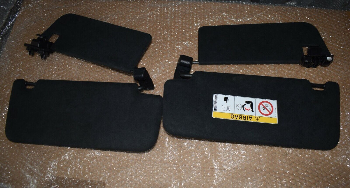 Original Mercedes Sonnenblende Paar Maybach Alcantara schwarz w222 S Klasse