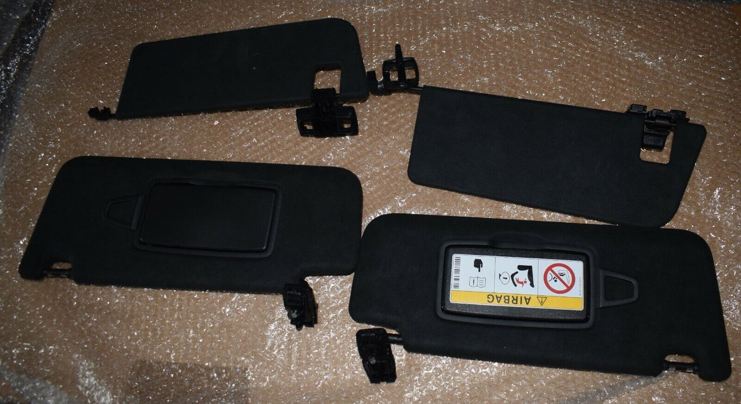 Original Mercedes Sonnenblende Paar Maybach Alcantara schwarz w222 S Klasse