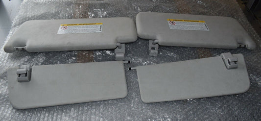 Original Mercedes Sonnenblende Paar Maybach Alcantara Grau w222 S Klasse 4 Teile