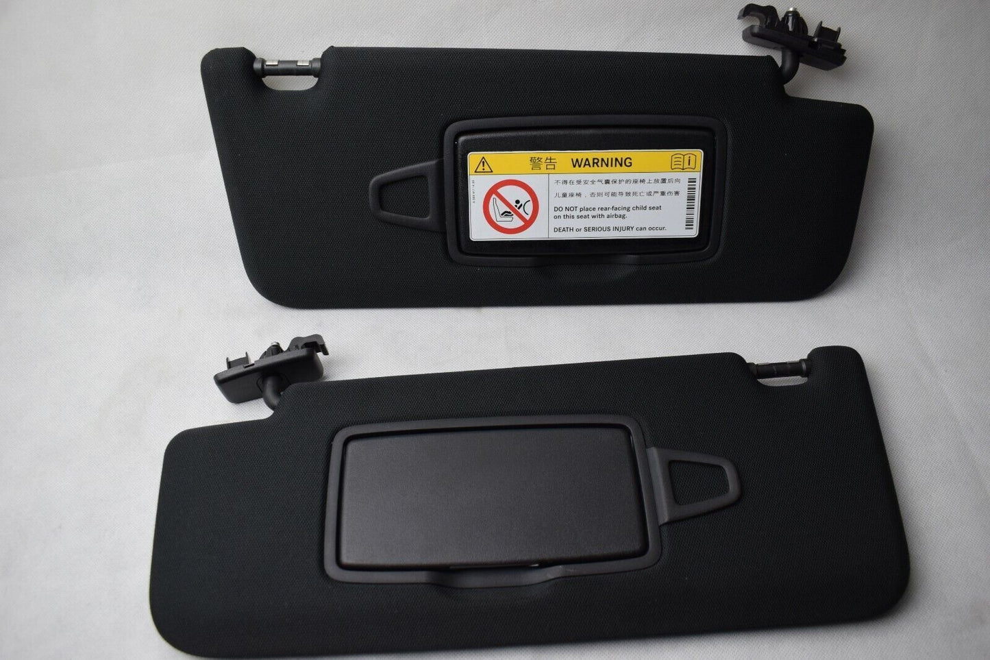 Original Mercedes Sonnenblende Schwarz Paar Sonne Blende w222 222 a222