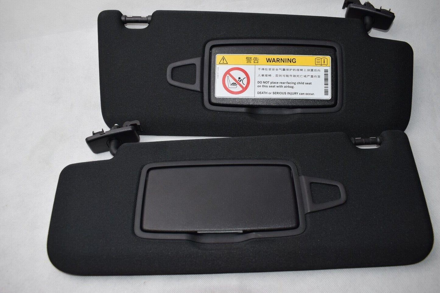 Original Mercedes Sonnenblende Schwarz Paar Sonne Blende w222 222 a222