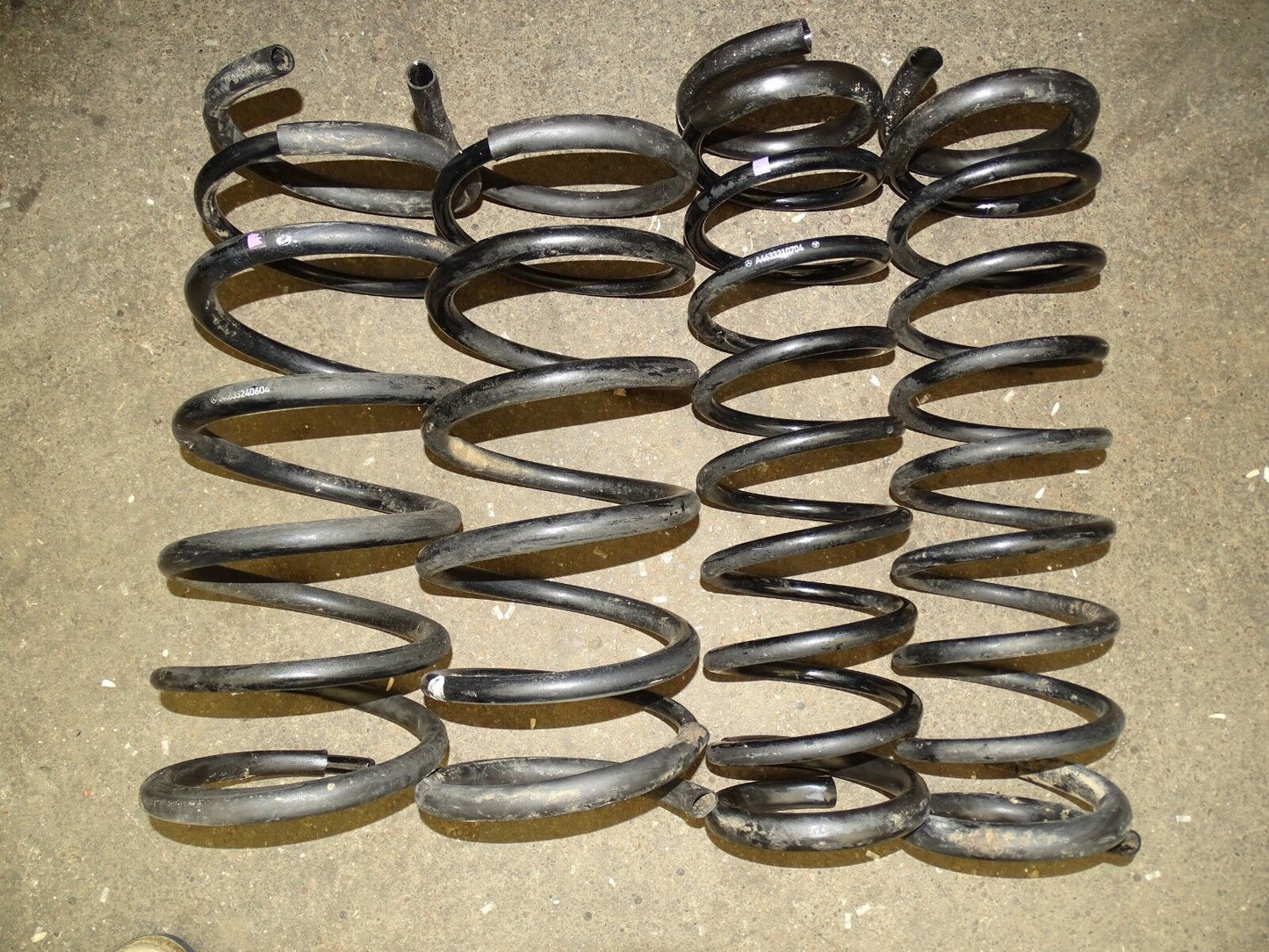 mercedes g klasse modell w463 463 fahrwerk federn original hinten vorne g500
