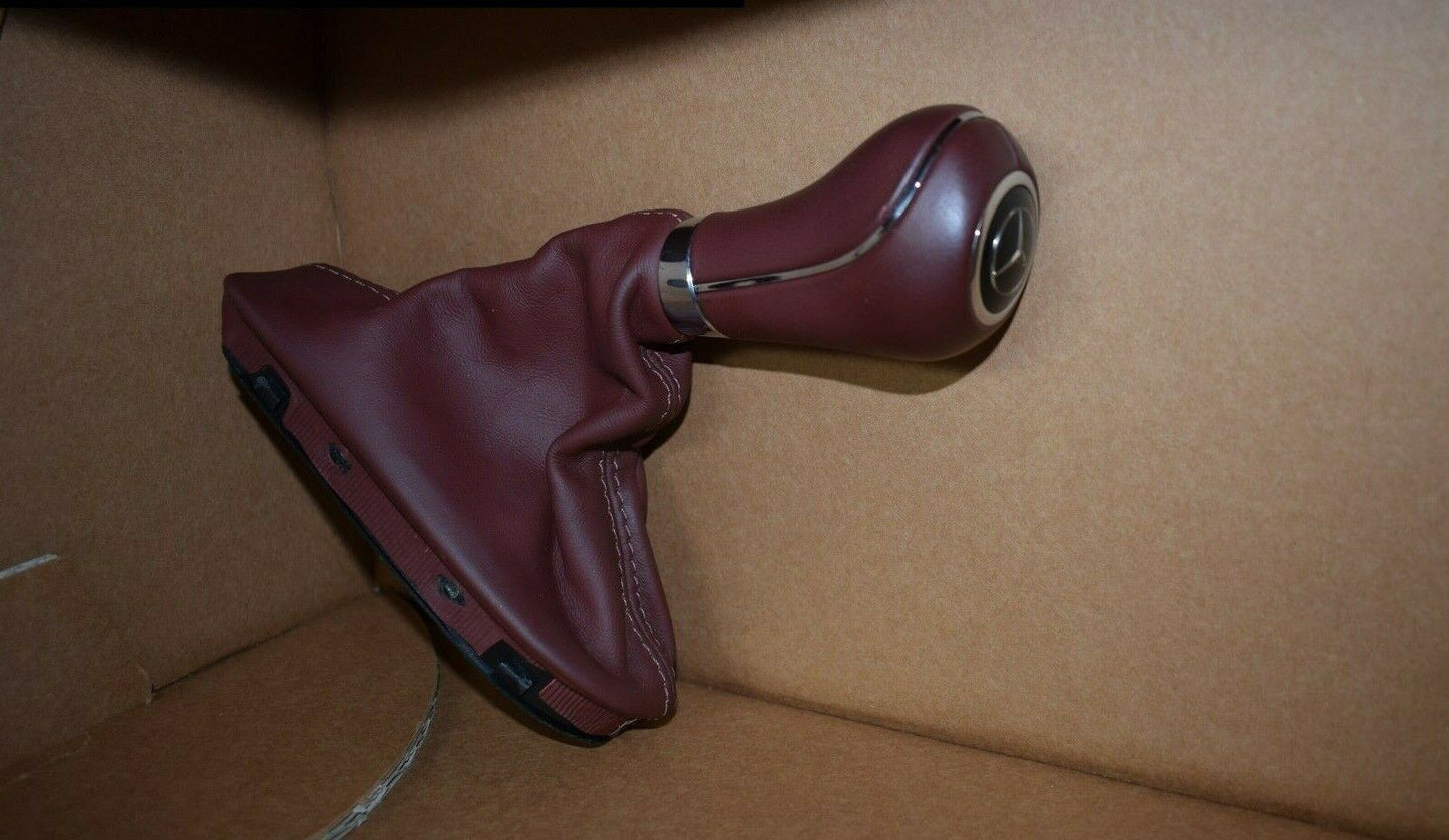 Original Mercedes w219 219 Schaltknauf Schaltsack Amarorot rot CLS e klasse w211