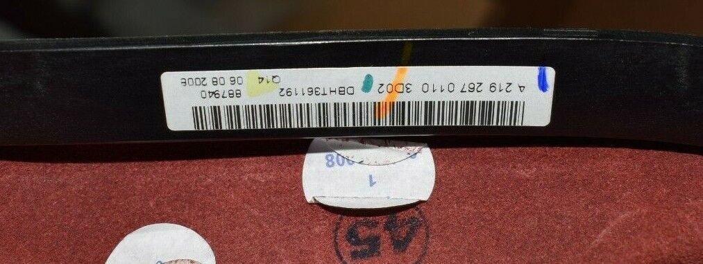 Original Mercedes w219 219 Schaltknauf Schaltsack Amarorot rot CLS e klasse w211