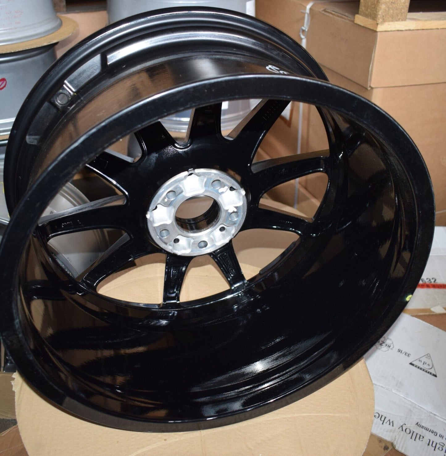Original Mercedes AMG w222 222 S Klasse Alufelge a2224014100 hinten schwarz