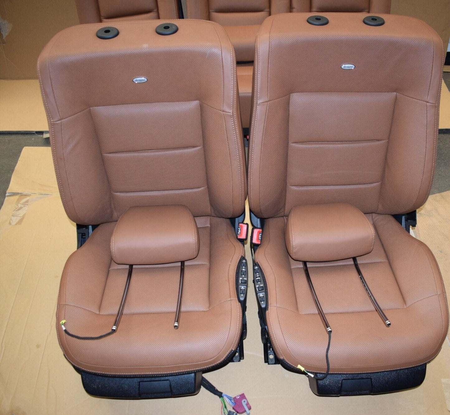 Original Mercedes G Klasse w463 Designo Sitze Leder Sattelbraun vorne hinten