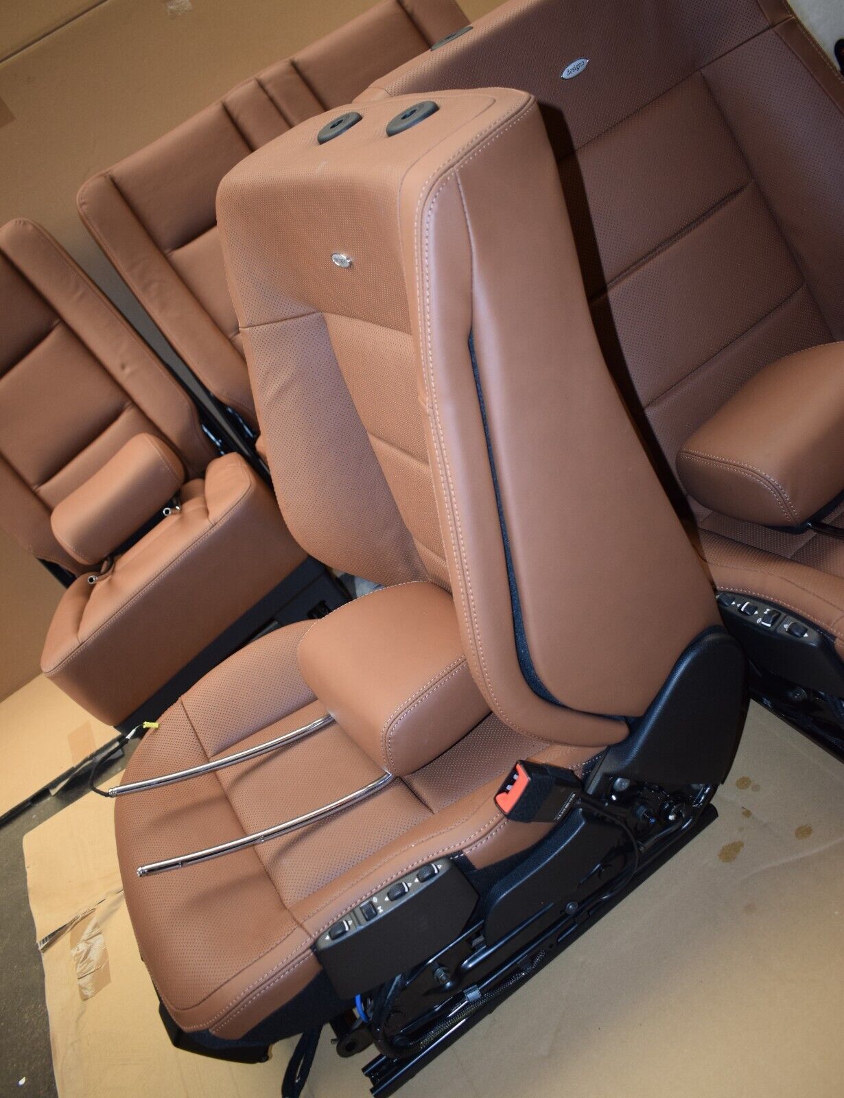 Original Mercedes G Klasse w463 Designo Sitze Leder Sattelbraun vorne hinten