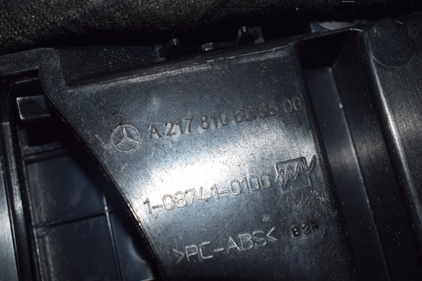Original Mercedes w217 S Coupe Mittelkonsole hinten Fond