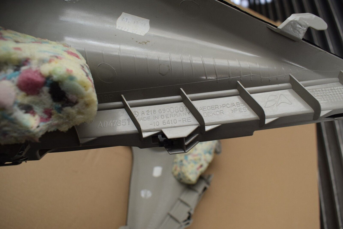 Original Mercedes CLS w218 Verkleidung hinten rechts links a2186900801 C Säule