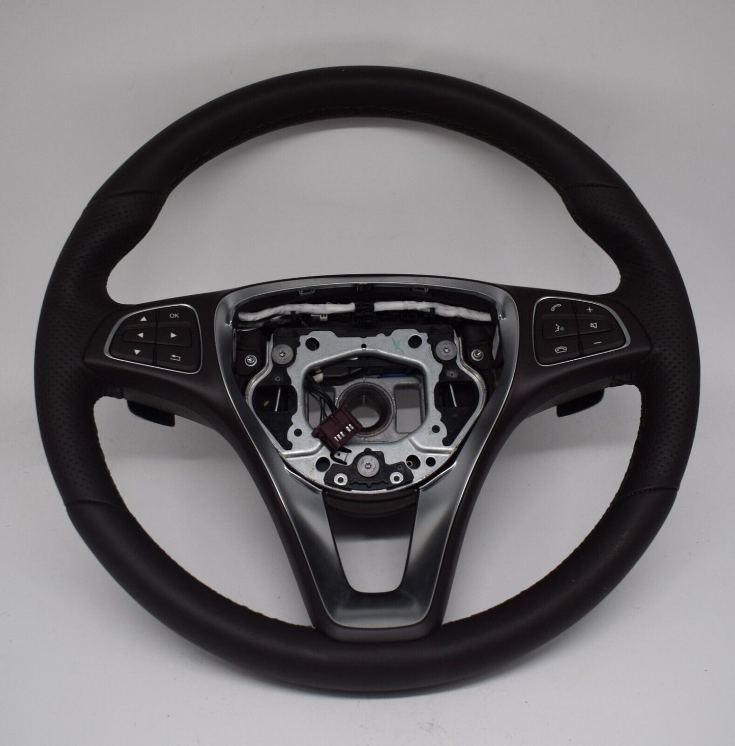Original Mercedes w166 GLE GLS Lederlenkrad Sportlenkrad a0004606603 braun