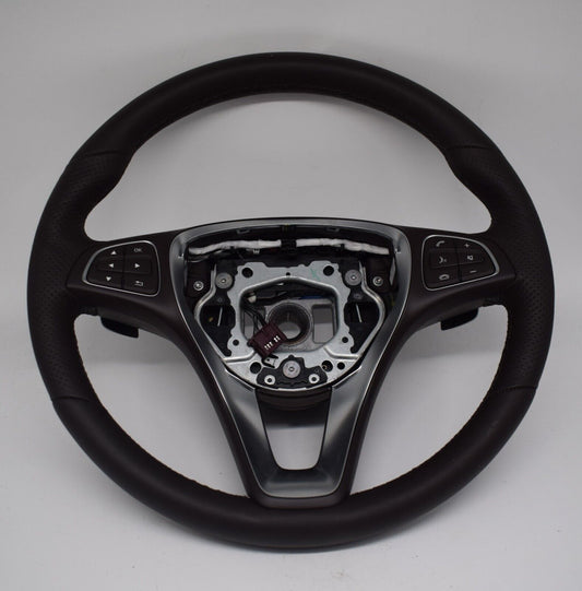 Original Mercedes w166 GLE GLS Lederlenkrad Sportlenkrad a0004606603 braun