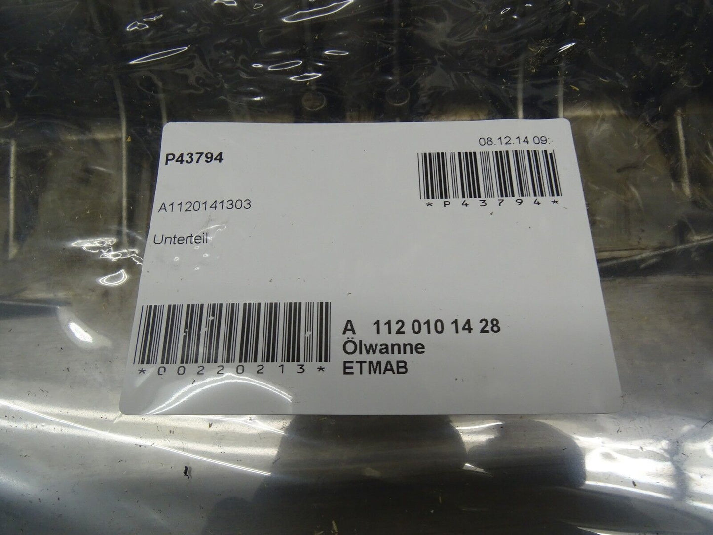 1 mercedes ölwanne oil pan ar a r 1120141303 1120101428
