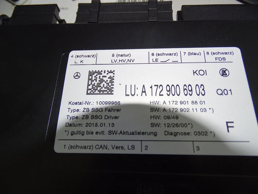 1 Mercedes sitzsteuergerät steuergerät a 1729006903 c e klasse ml gl 212 172