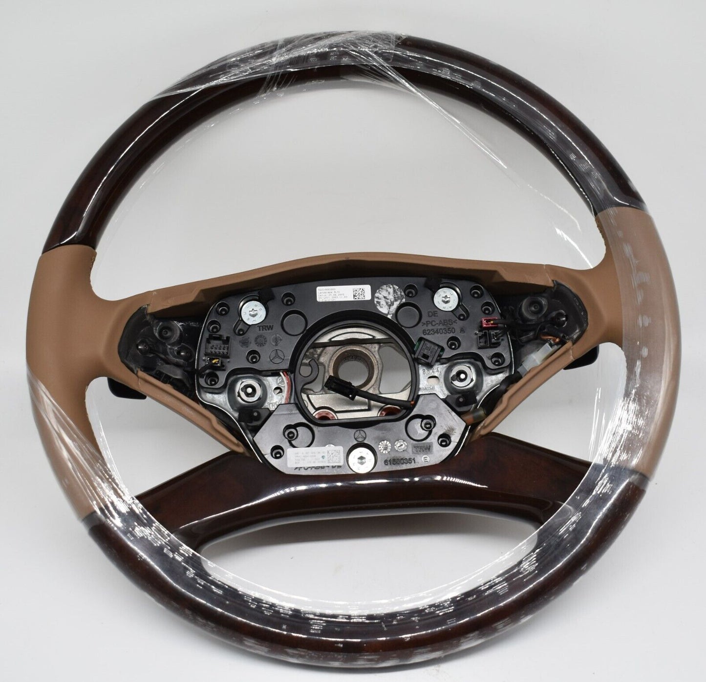 Mercedes Holzlenkrad w216 lenkrad CL S klasse w221 beheizt wheel wood Facelift