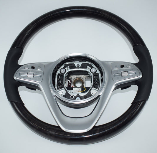 Original Mercedes Holzlenkrad w222 S Klasse Spurassistent Schwarz a0004603604