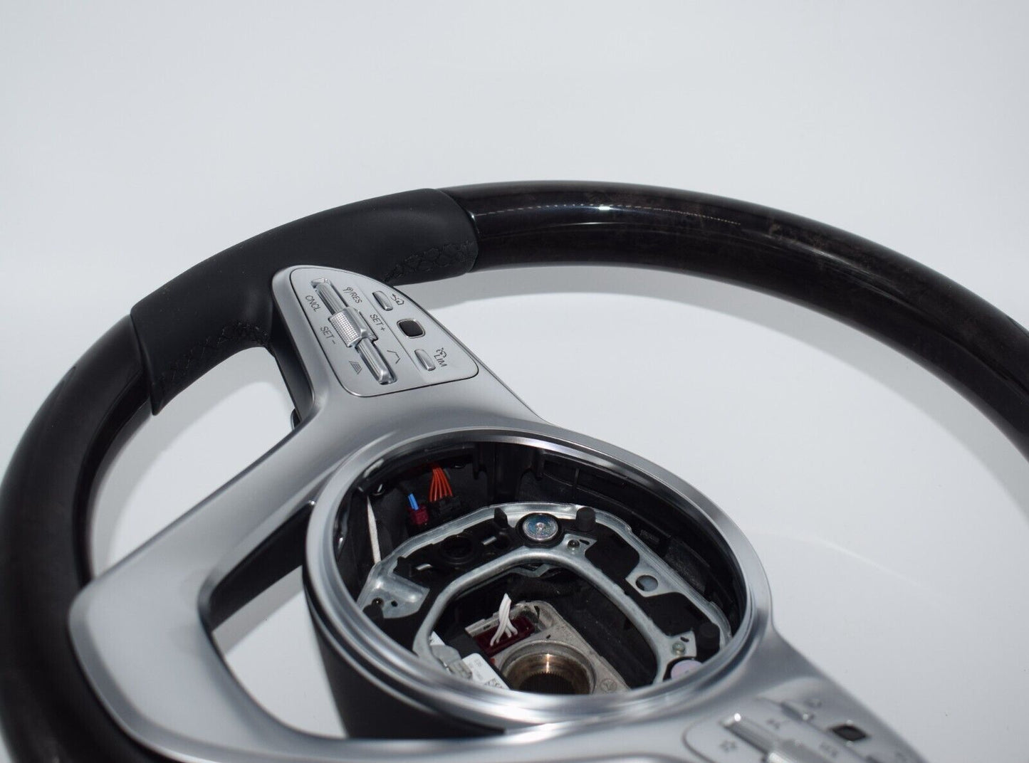 Original Mercedes Holzlenkrad w222 S Klasse Spurassistent Schwarz a0004603604