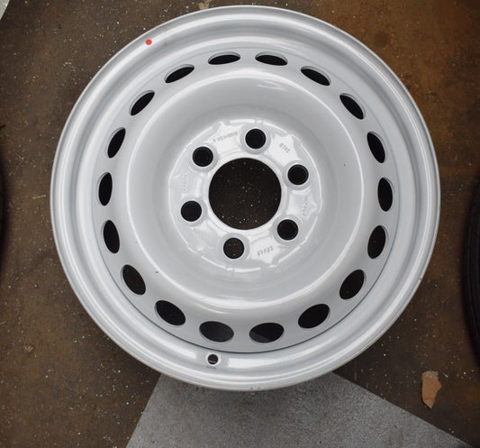 1x Original Mercedes Stahlfelge a0014014802 6,5x16 ET62 Arktikweiss