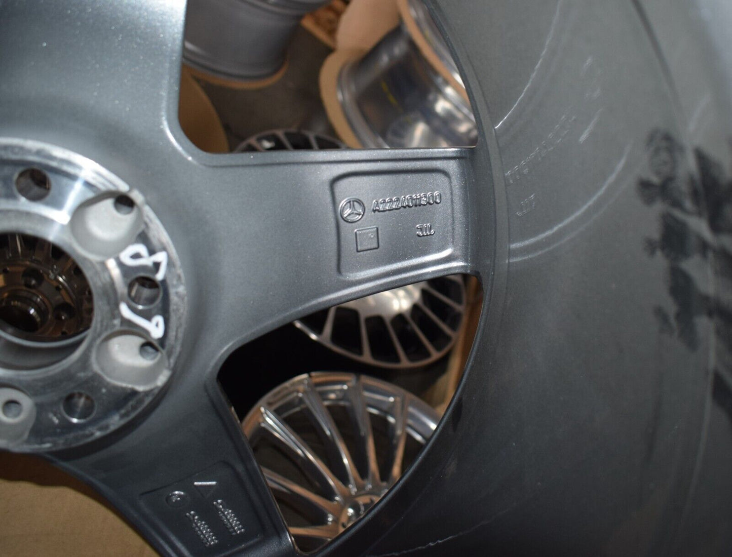 Original Mercedes AMG w222 222 S Klasse Alufelge a2224011300 9,5jx20 H2 ET38