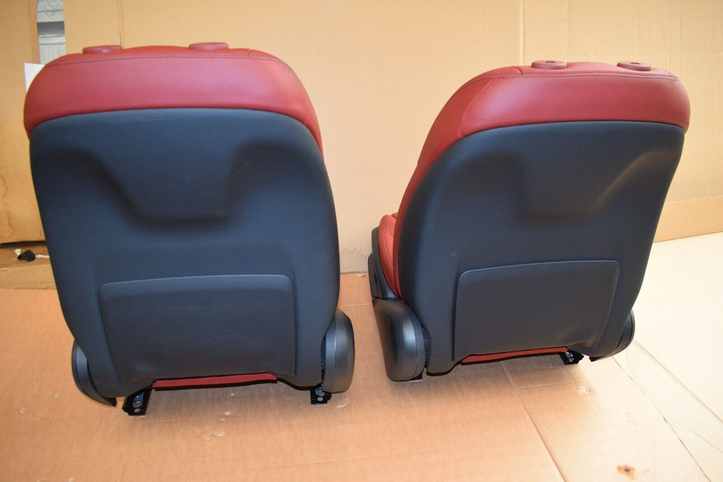 Original Mercedes w205 C Klasse Sitze Innenausstattung rot Ledersitze Limo