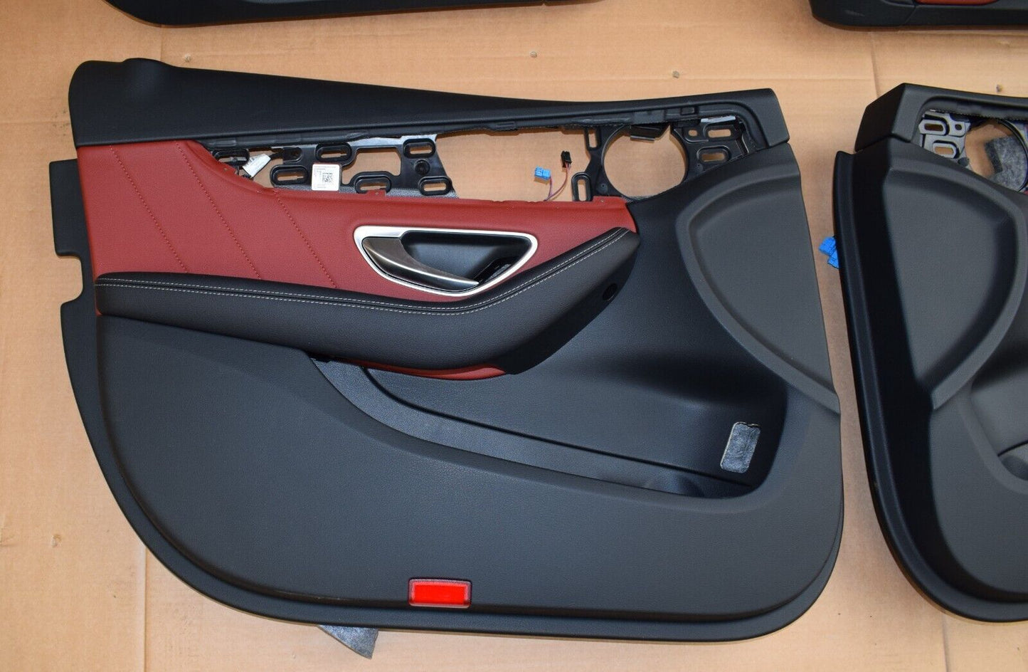 Original Mercedes w205 C Klasse Sitze Innenausstattung rot Ledersitze Limo