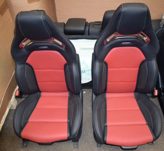 Mercedes AMG A Klasse Performance Sitze w177 A45 OEM Seats Limousine rot