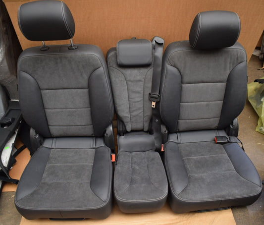 Original Mercedes R Klasse w251 Rücksitzbank Alcantara Sitze hinten