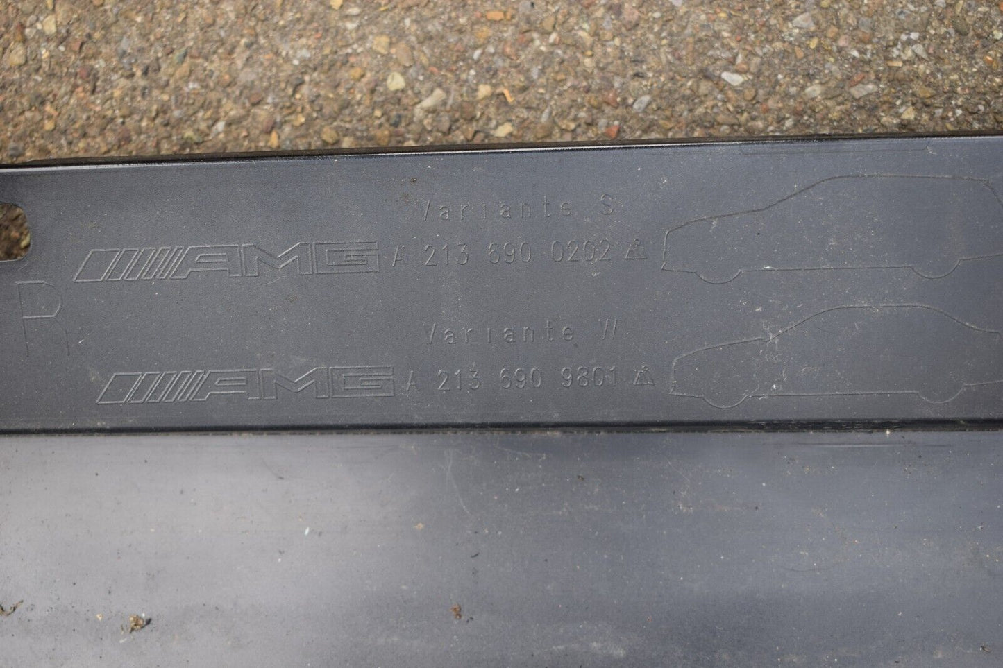 Original Mercedes S Klasse w222 AMG line Seitenschweller Links lang a2226902140
