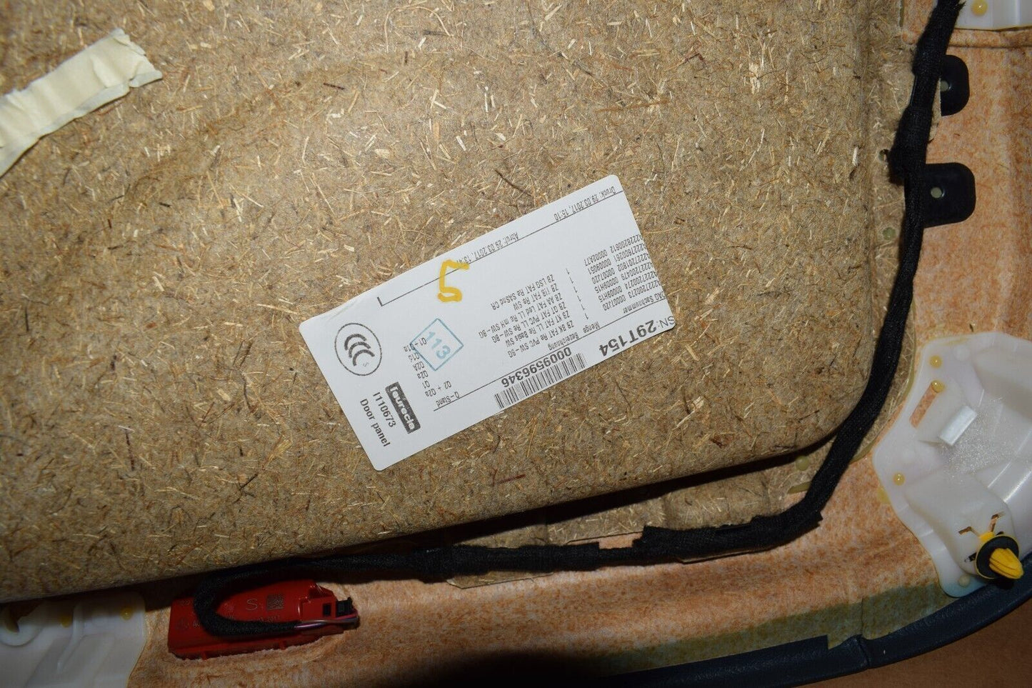 Original Mercedes S Klasse w222 Türverkleidung Türpappe vorne rechts