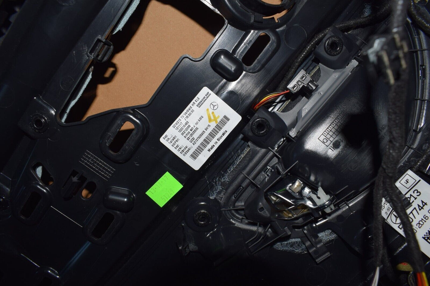 Original Mercedes E Klasse w213 Türverkleidung Türpappe hinten rechts